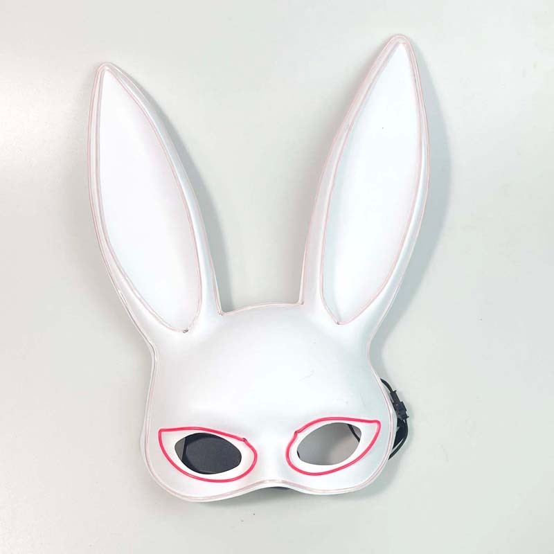 Light Cold Light Half Face Rabbit Girl Mask